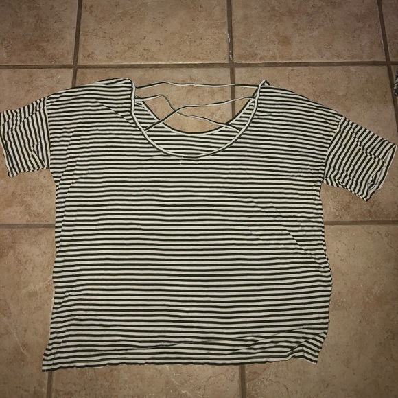 Striped top with back detailing - Picture 2 of 3